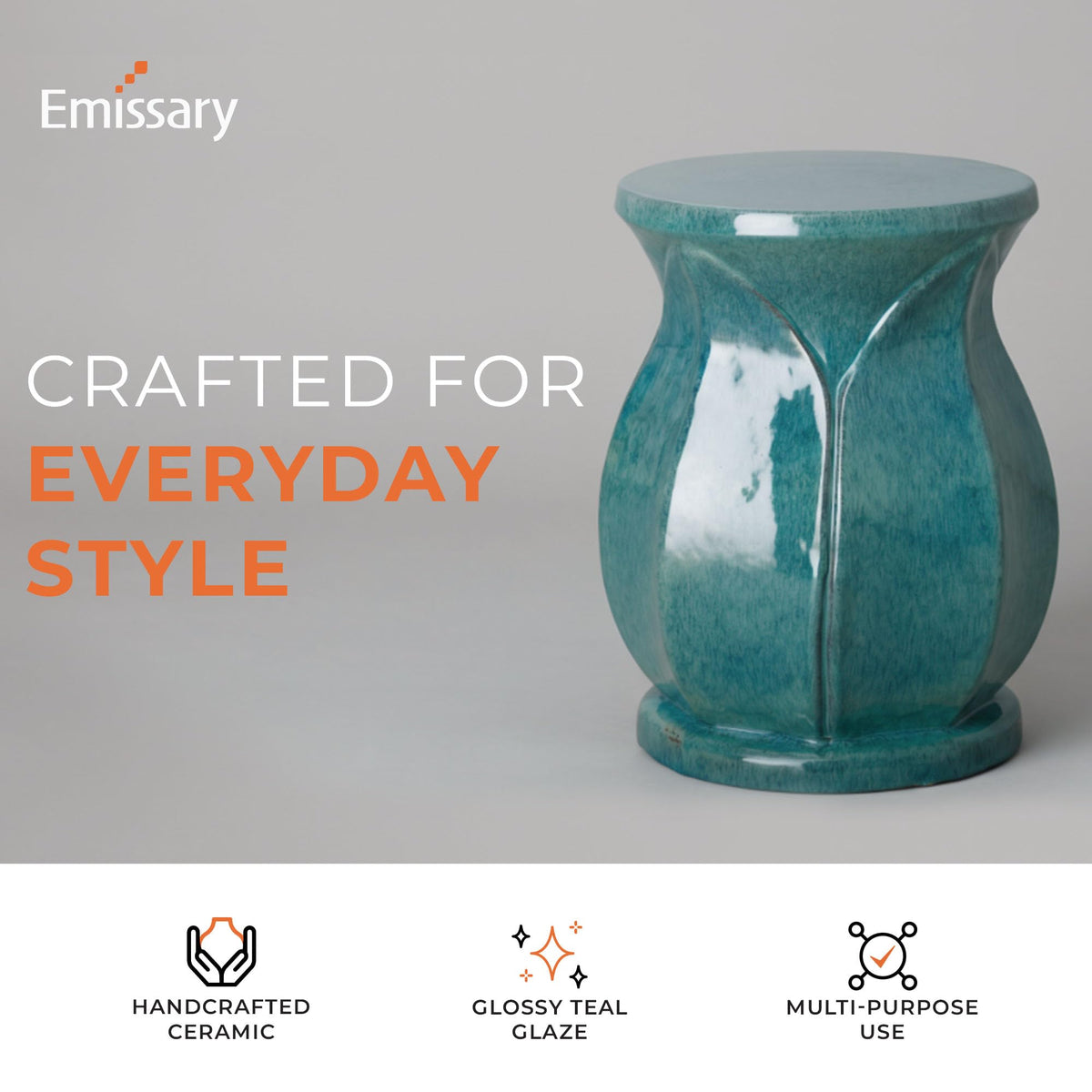 Teal Stool P47818