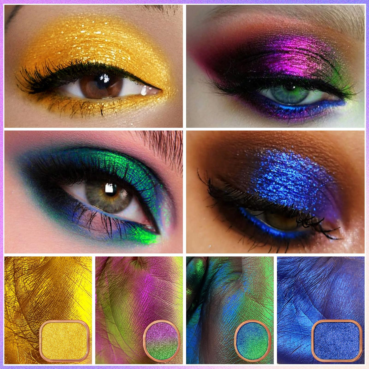 Multichrome Chameleon Eyeshadow Makeup Palette M4873