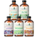 Rosemary Tea Tree Lavender Peppermint Cinnamon Essential Oil 4 FL Oz N554