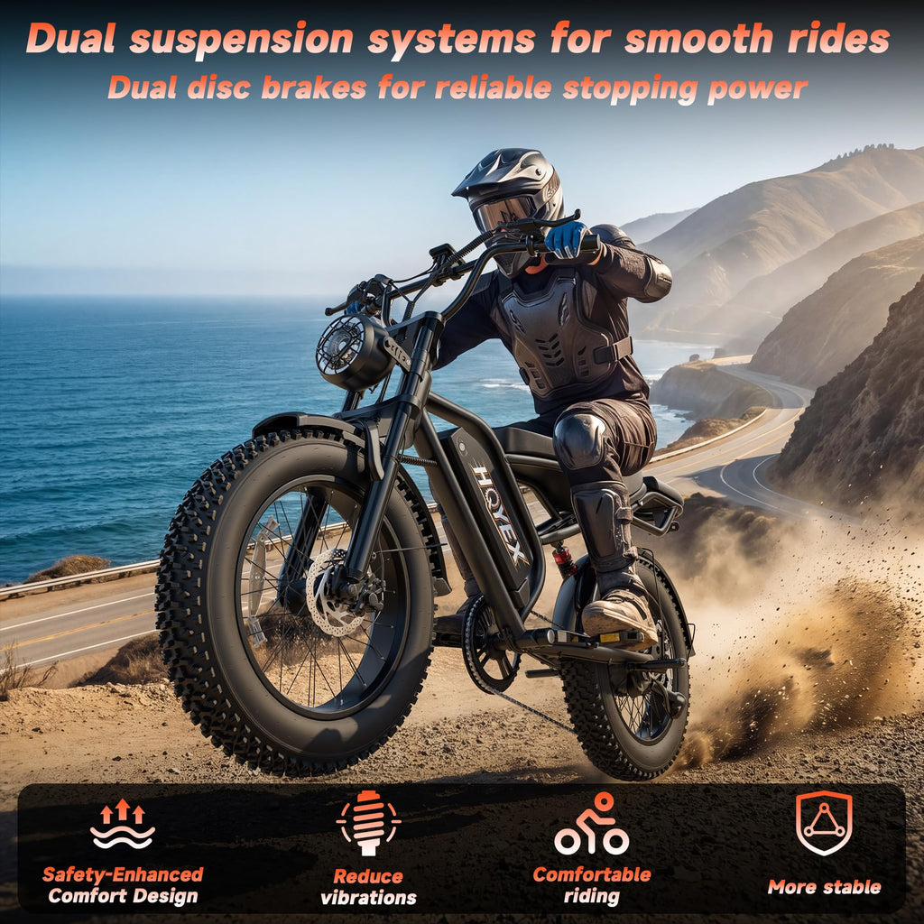 16/20" Fat Tire Electric Bike 1500W Peak Motor Removable Battery J7443