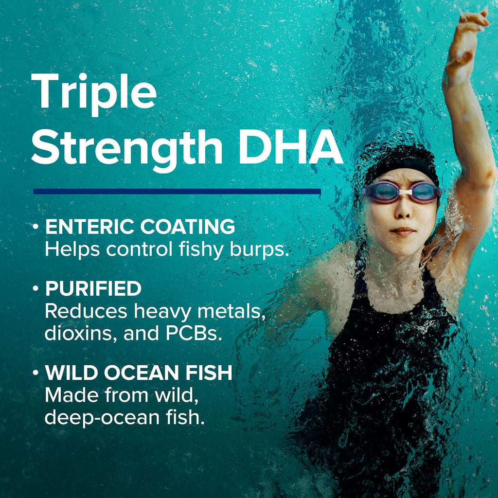 DHA 1000 Omega 3 Supplement 45 Softgels P214