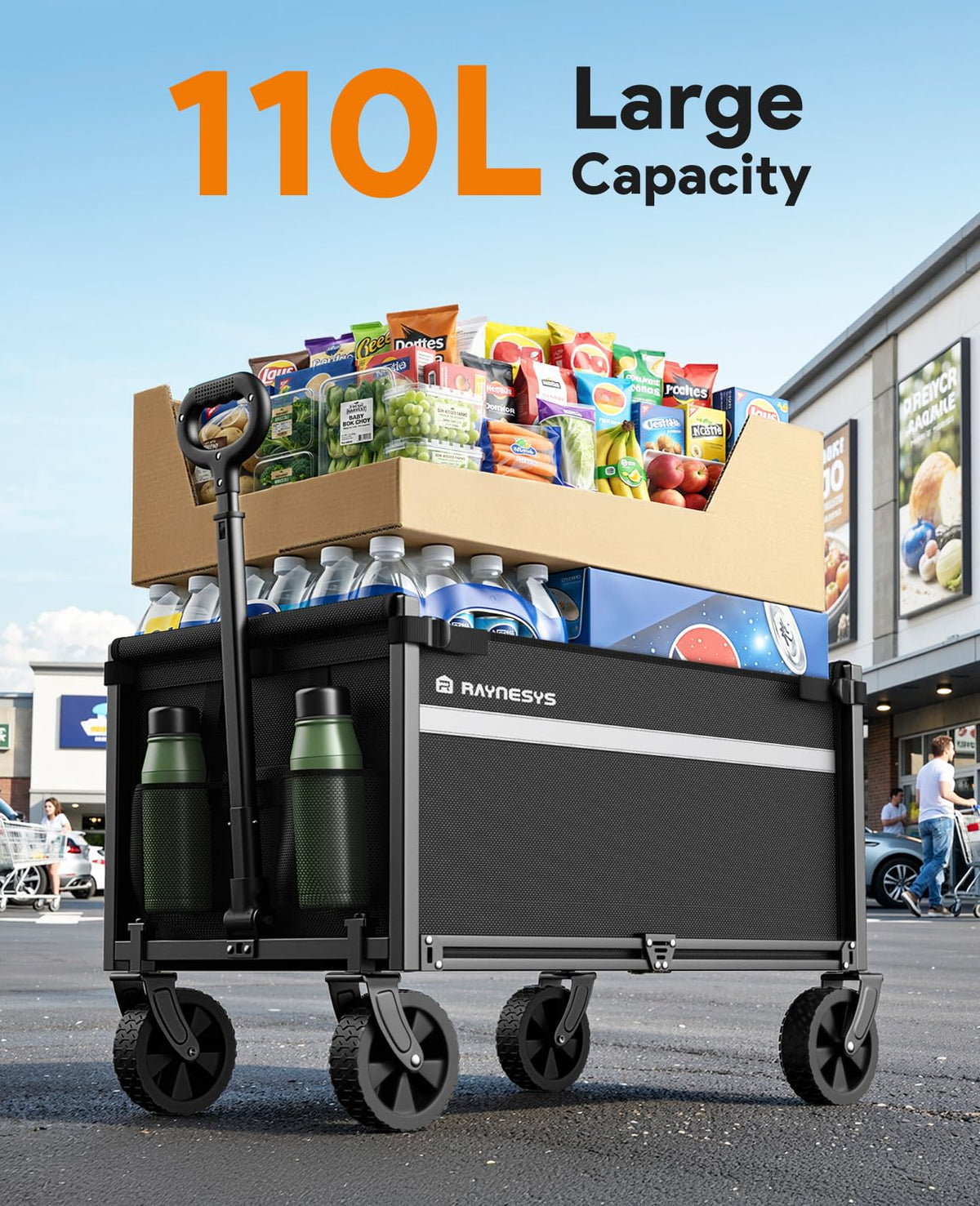 Collapsible Wagon Cart with Wheels Z807