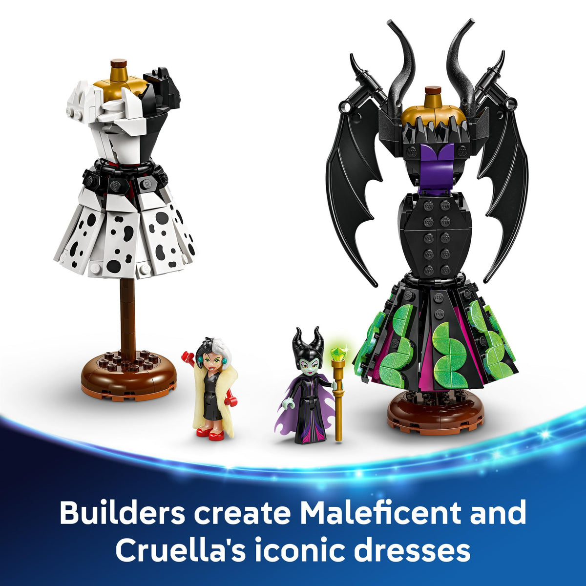 Disney Villains Dresses Building Toy S198