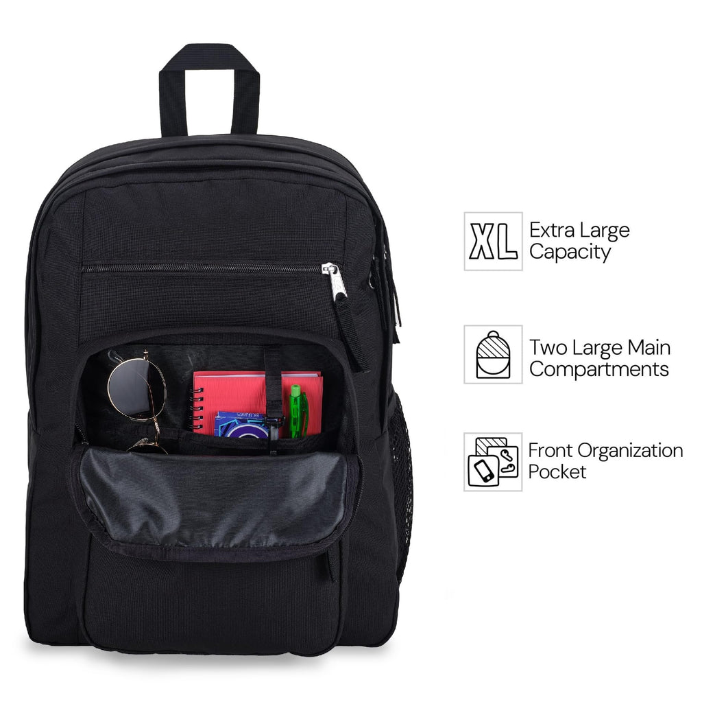 Laptop Backpack with 2 Compartments Black T101