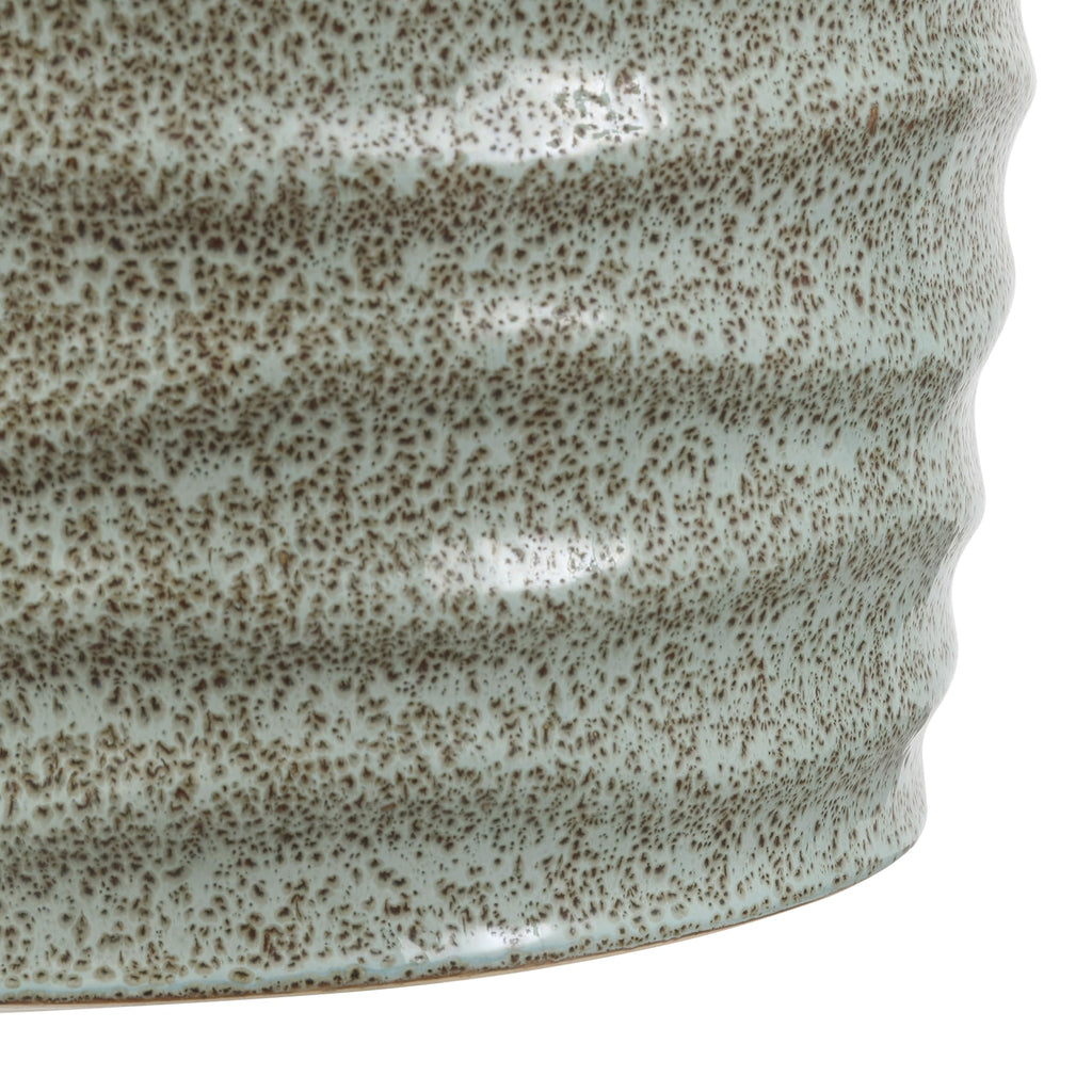 Blue Ceramic Garden Stool J83097