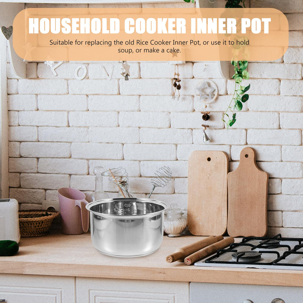 3L Stainless Steel Non Stick Rice Cooker Inner Pot W908223