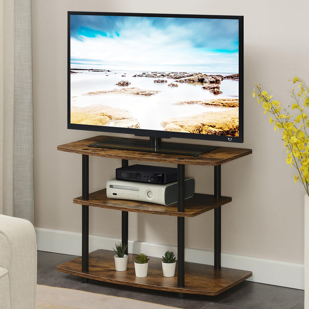 3-Tier TV Stand with Shelves X727475