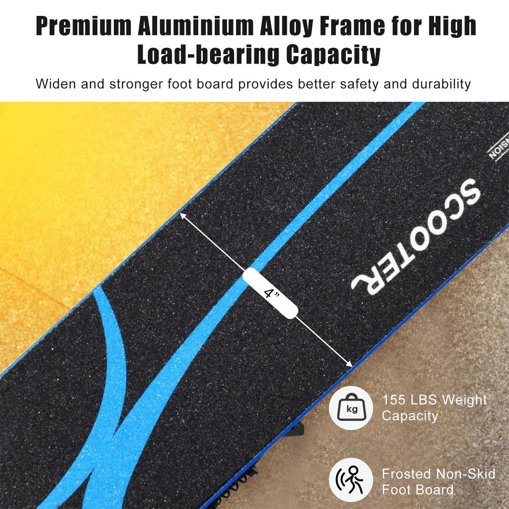 Folding Kick Scooter with 2 Flash Wheels X11861
