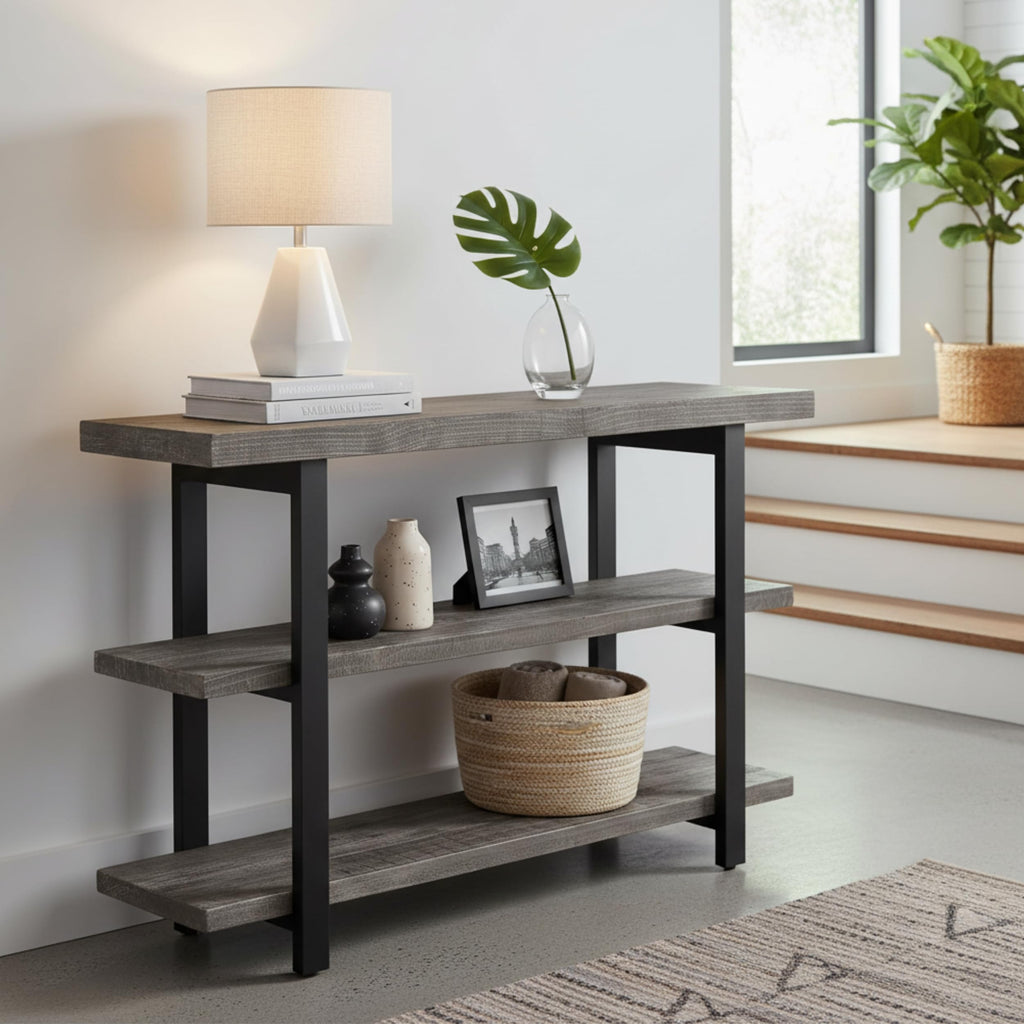 Solid Wood Media Console Table U23109