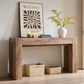 Rustic Oak Console Table with Drawers B6864