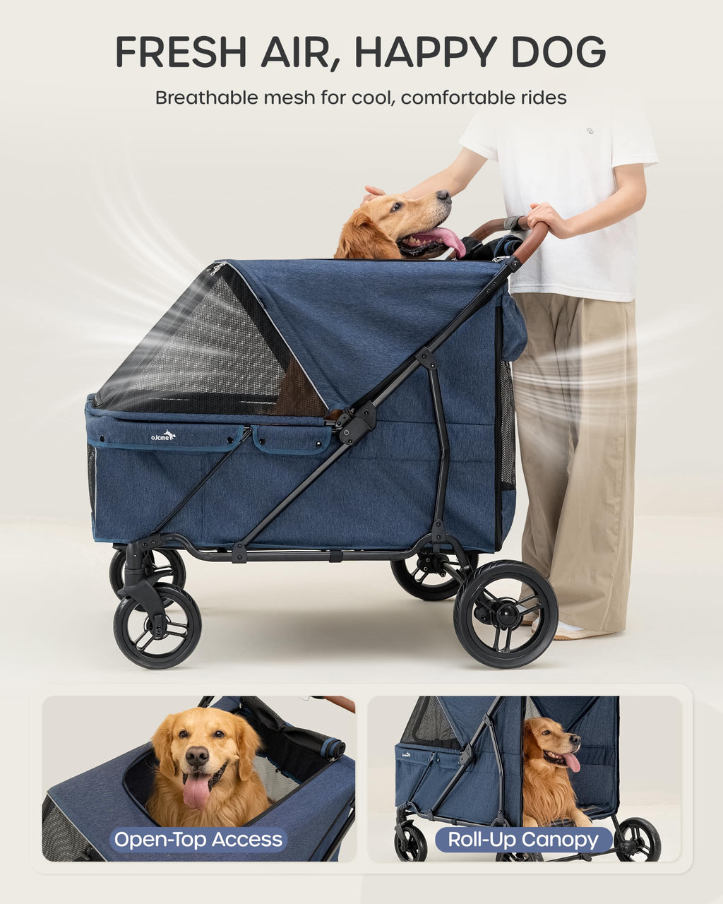 Large Dog Stroller up to 170 lbs R890080