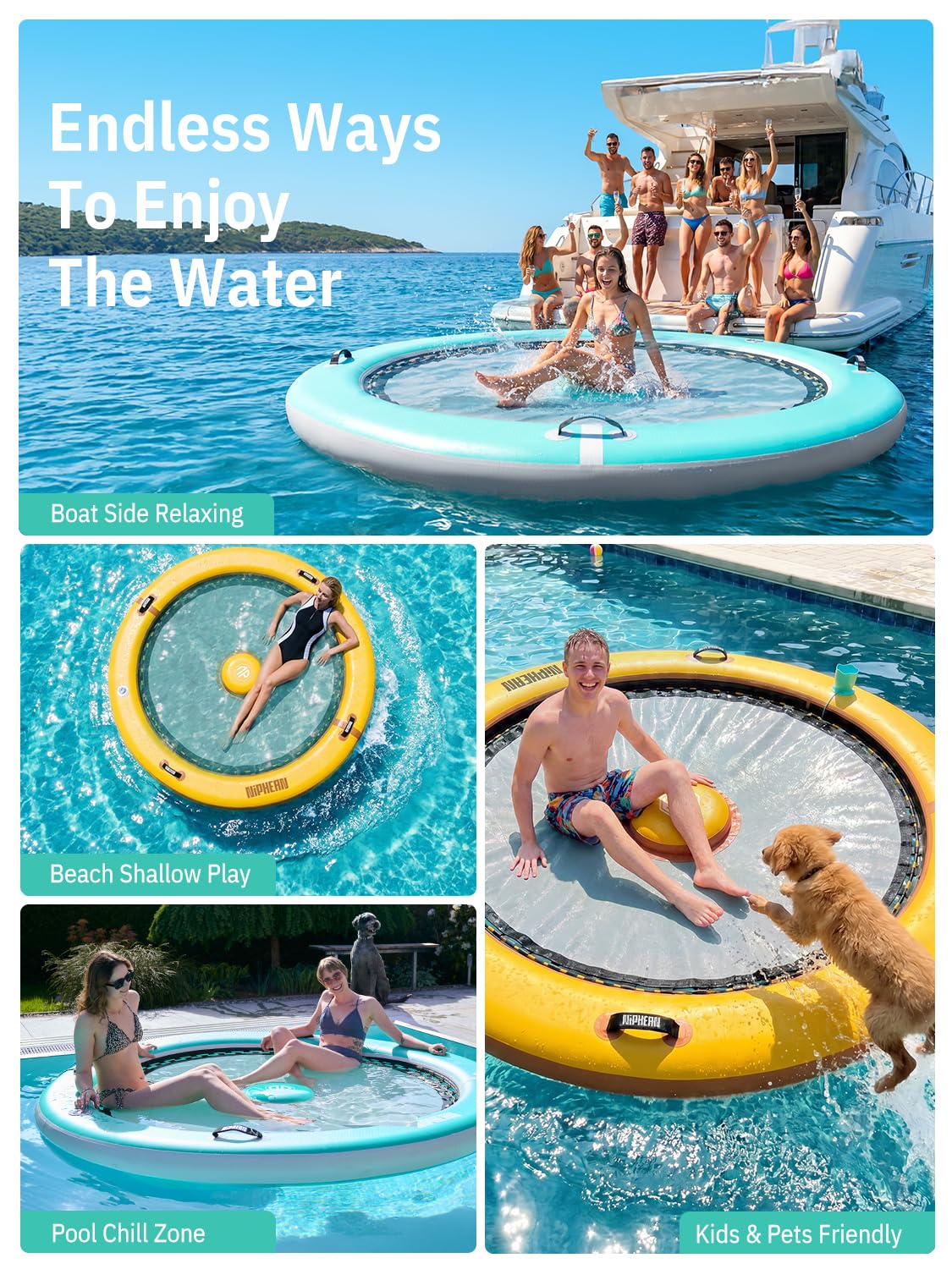 Inflatable Water Hammock 8FT M252525