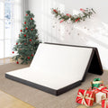4 Inch Tri Fold Memory Foam Mattress with Washable Cover E81291