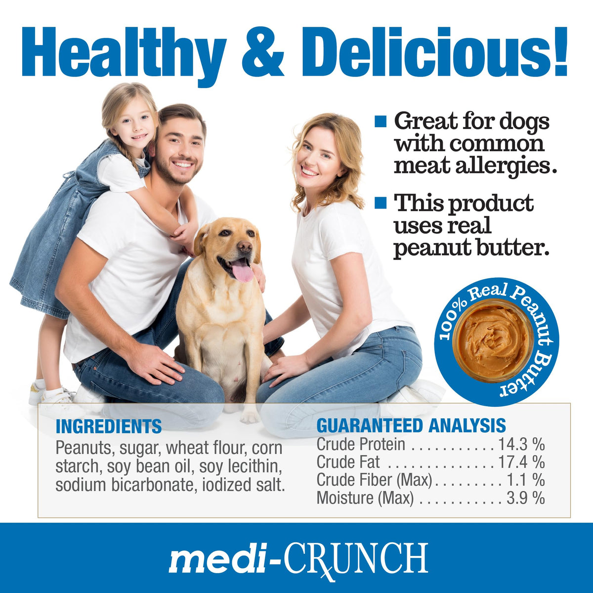 Peanut Butter Dog Pill Treats 180 Count J99208