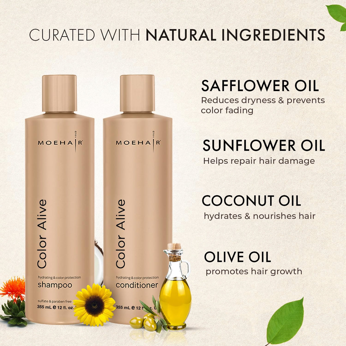 Sulfate-Free Shampoo and Conditioner Set 12 fl oz D157