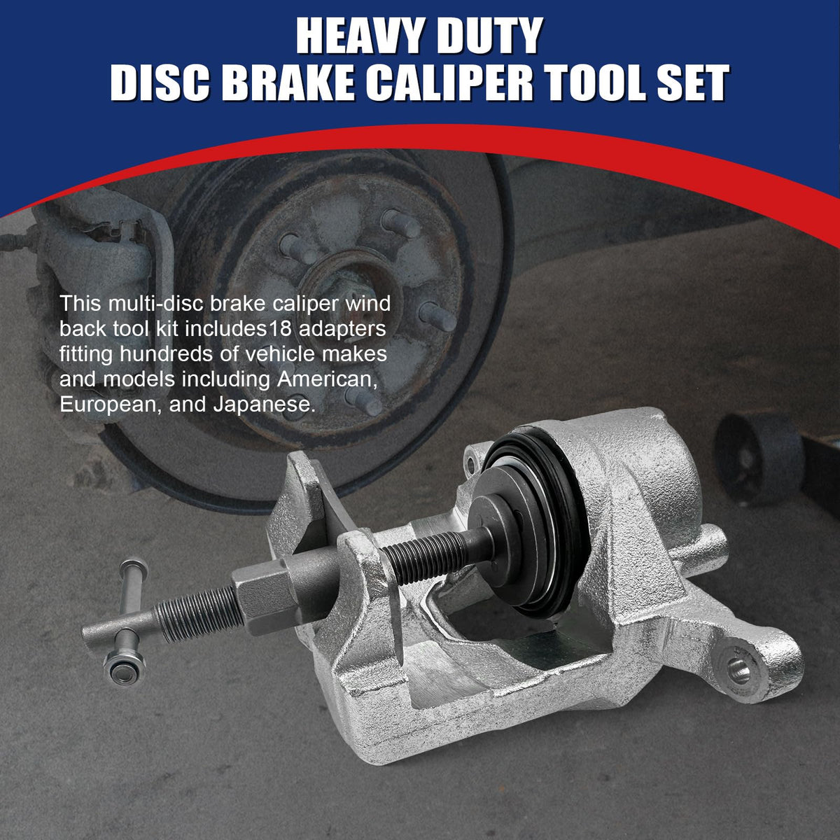 Heavy Duty Disc Brake Caliper Tool Set D643300