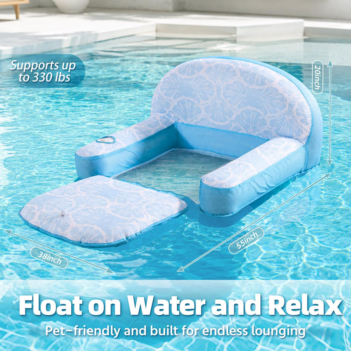 Inflatable Pool Float Chair L191