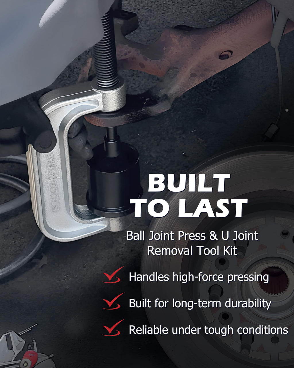 Ball Joint Press & U Joint Removal Tool Kit J7412