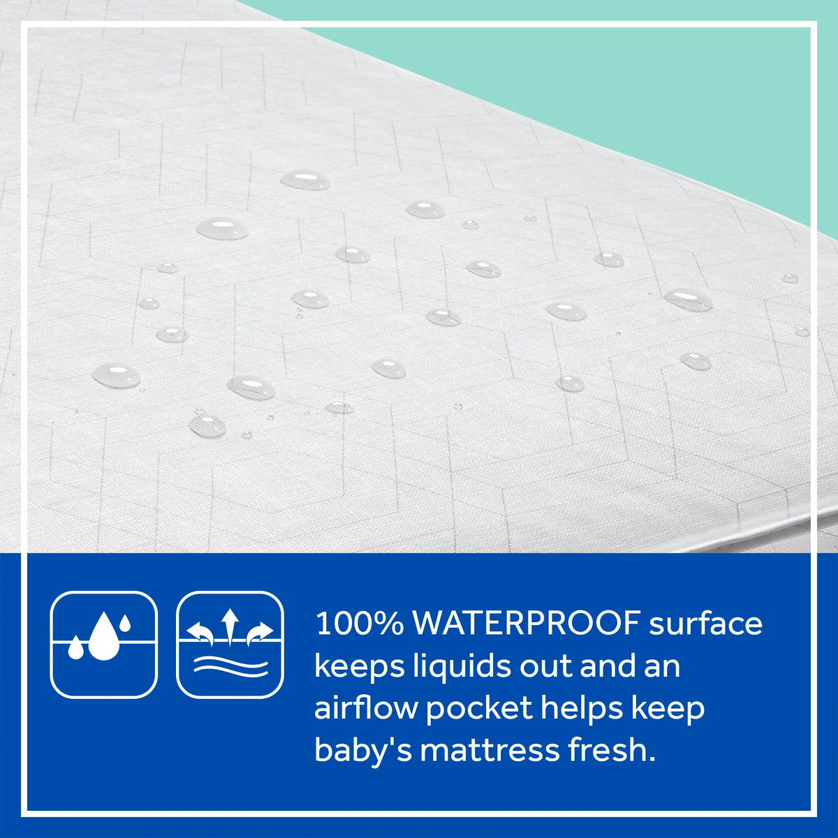 Infant & Toddler Crib Mattress, 204 Coils, Waterproof Breathable S66857