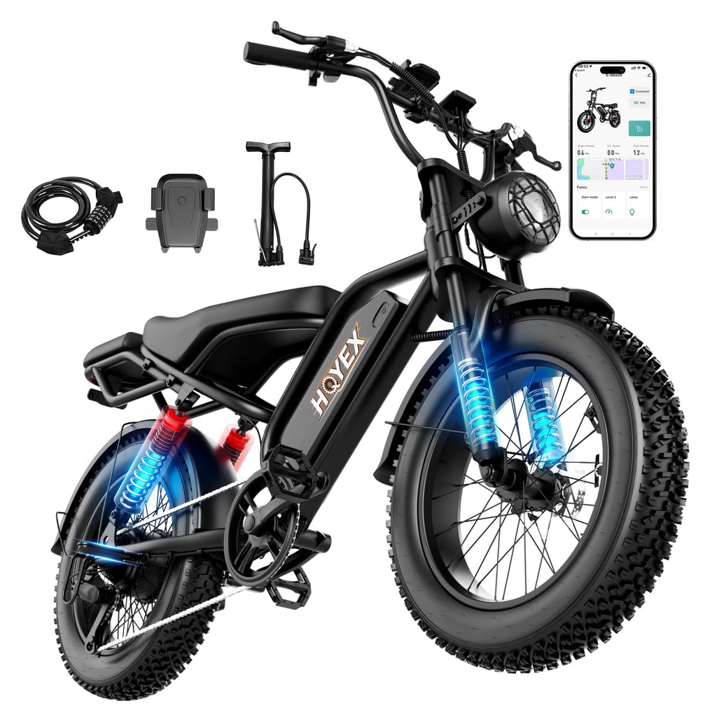 16/20" Fat Tire Electric Bike 1500W Peak Motor Removable Battery J7443