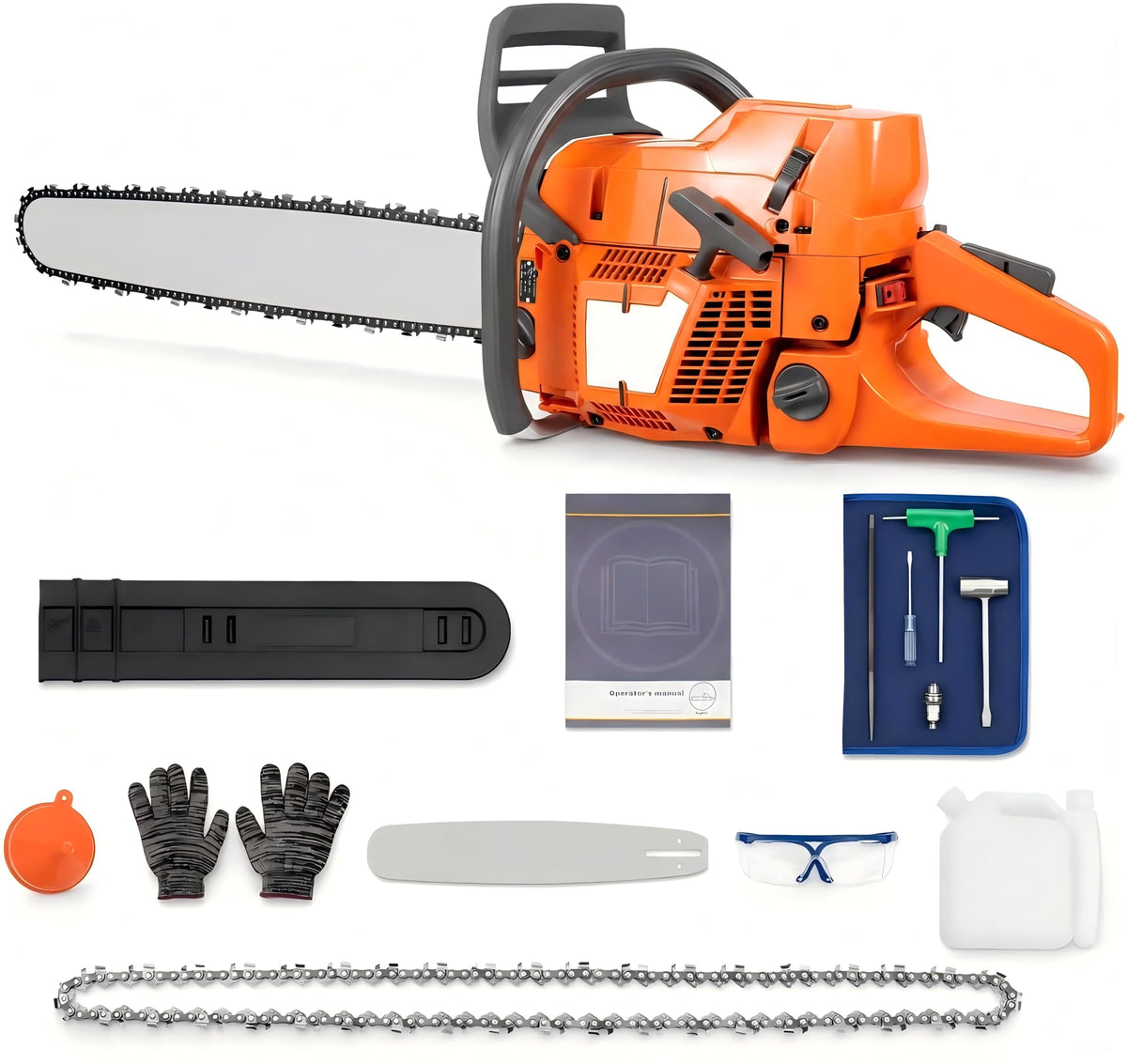 71.8CC 24inch 2-Stroke Gas Chainsaw E5357
