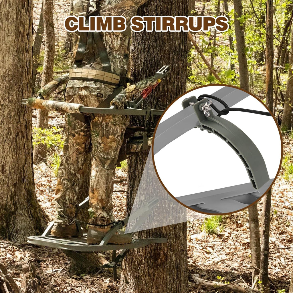 Climbing Stand Accessories with Elastic Rope (1-Pair) U454