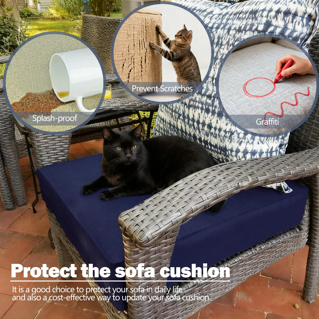 24x22 inch 4 Pack Sofa Cushion Cover C1630