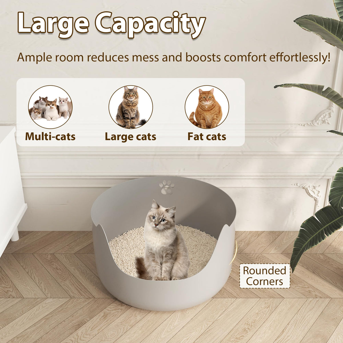 Large Low Entry Plastic Litter Pan B74729