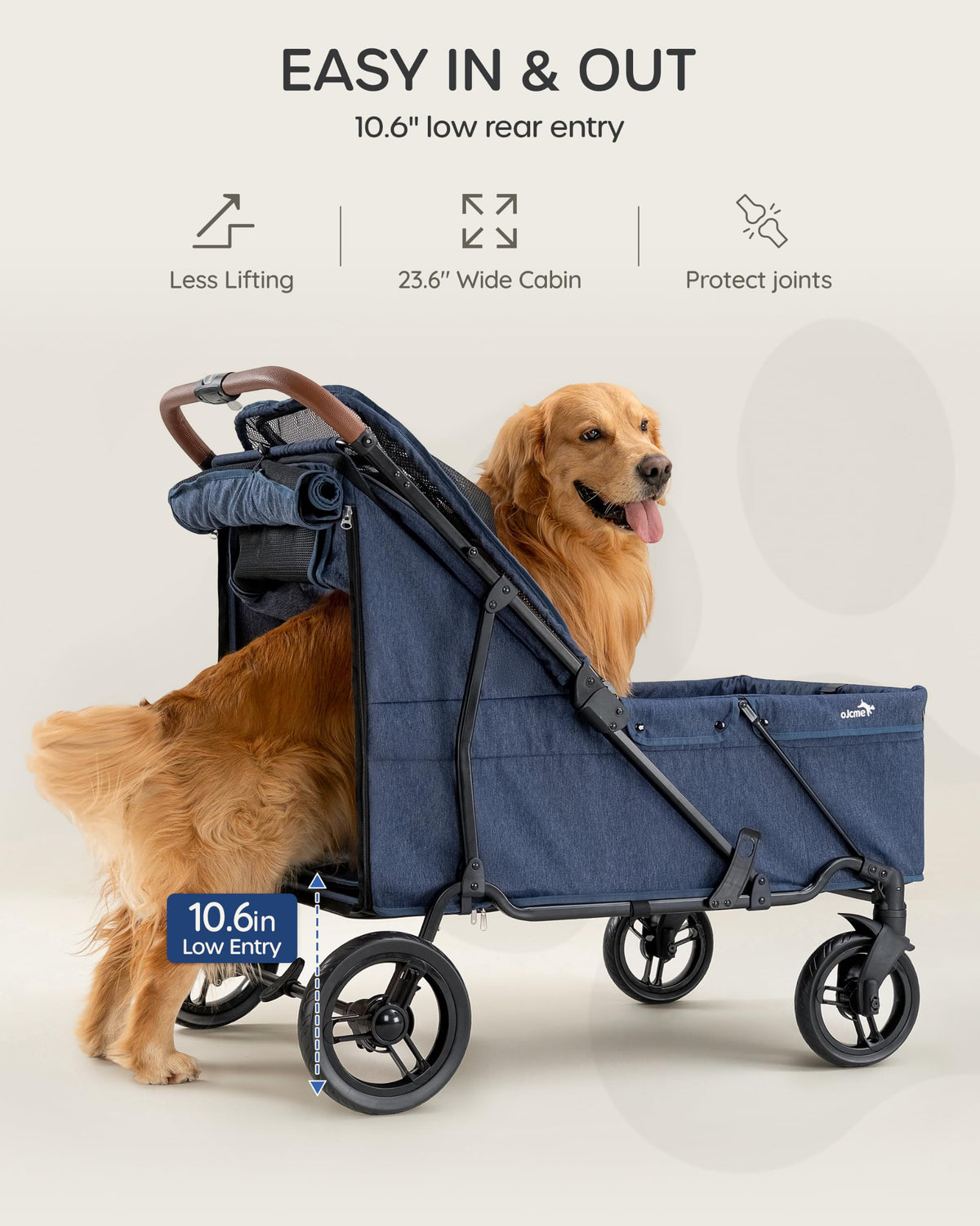 Large Dog Stroller up to 170 lbs R890080