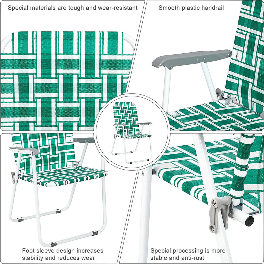 Folding Webbing Chair Set, 2 Pack P567