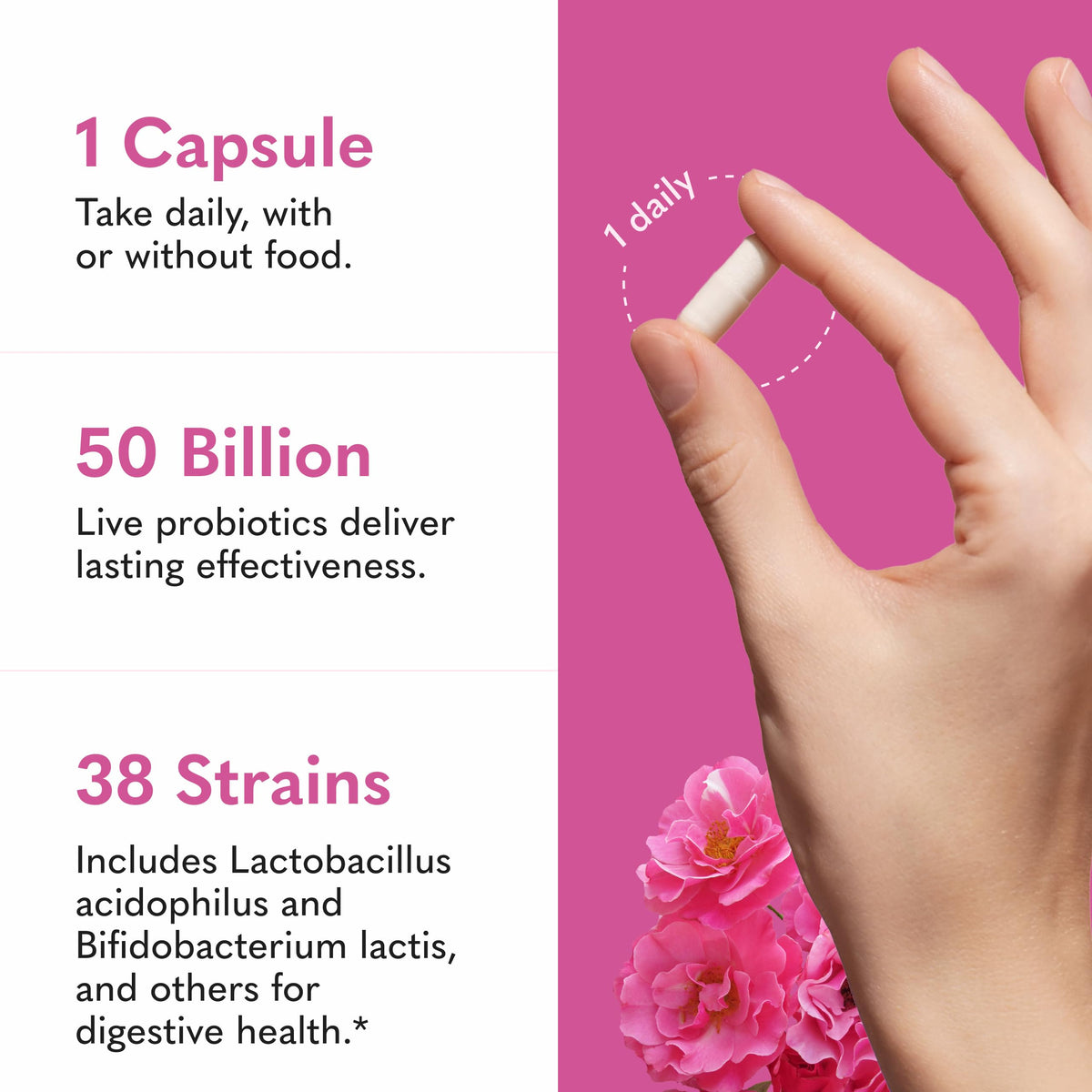 Probiotics Vaginal Care 50 Billion CFU Q3135