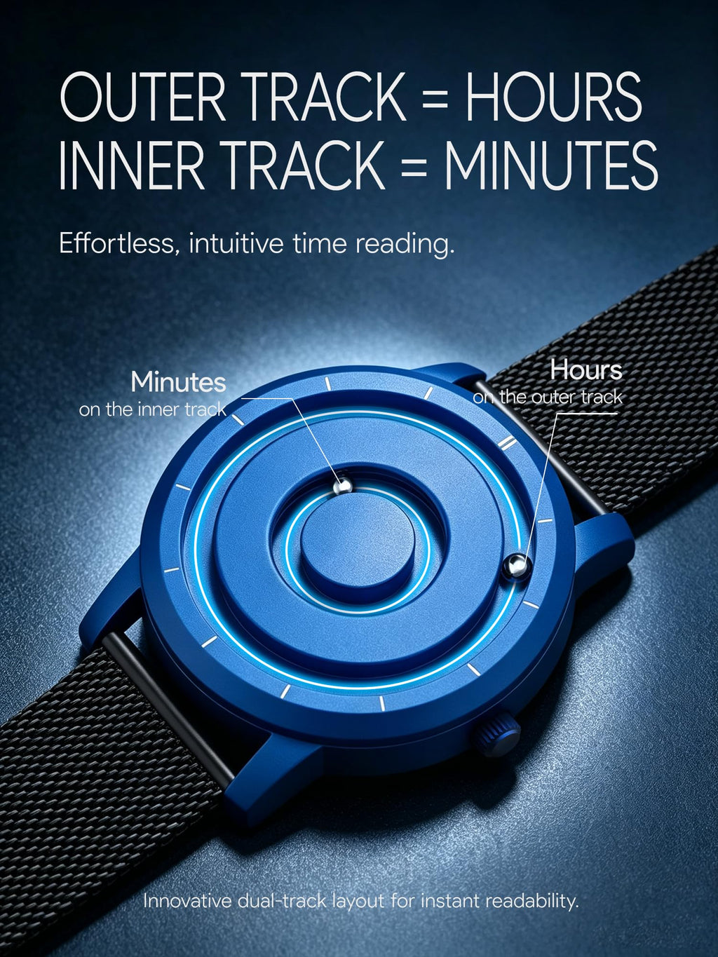 Magnetic Watch Swiss Quartz 5ATM G8764