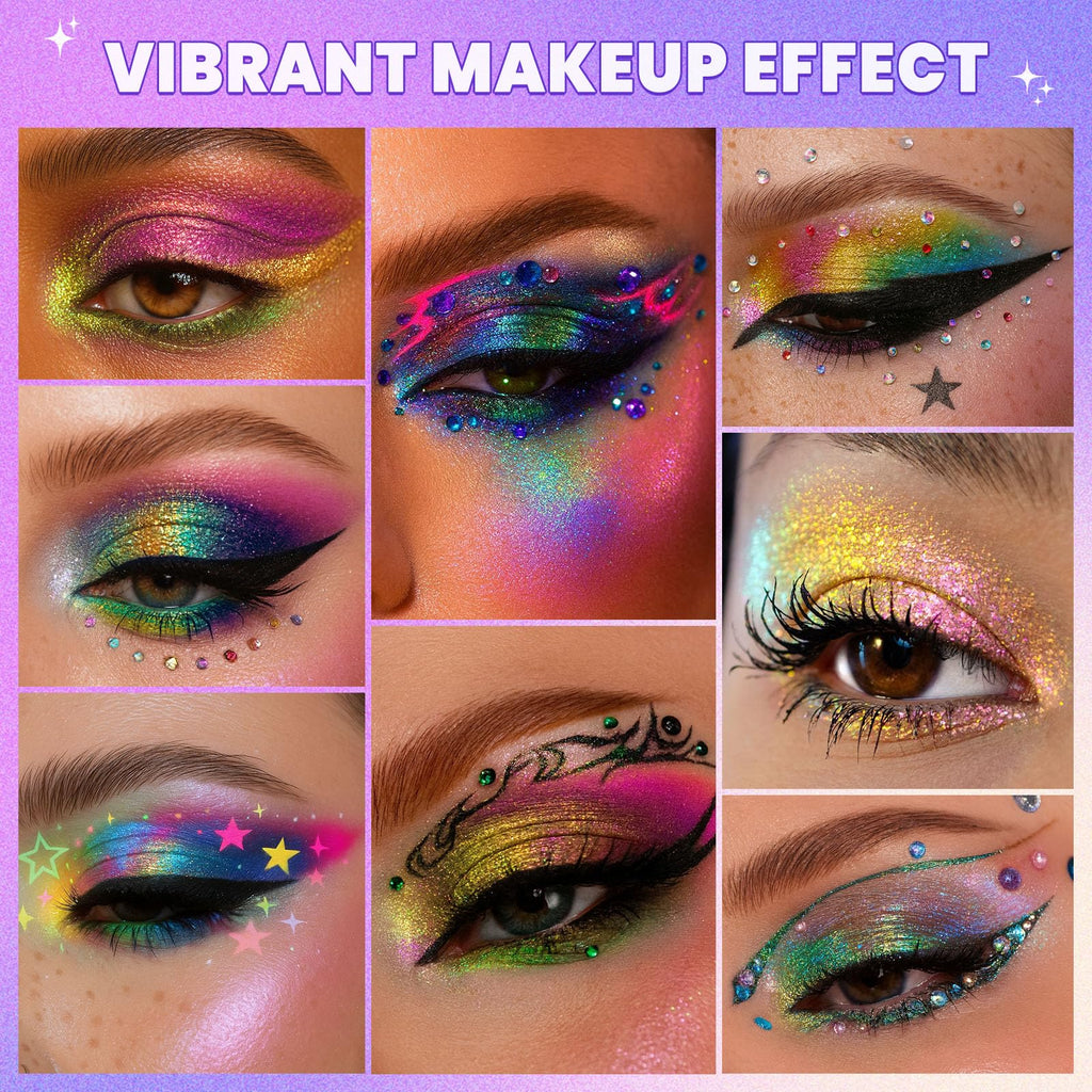 Multichrome Chameleon Eyeshadow Makeup Palette M4873