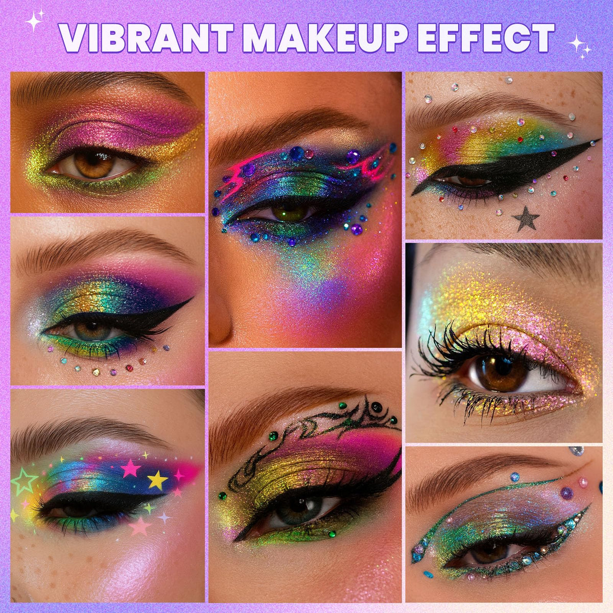 Multichrome Chameleon Eyeshadow Makeup Palette M4873