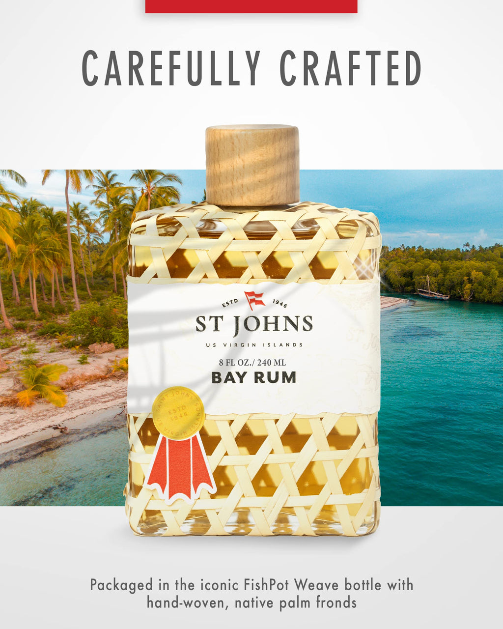 Bay Rum Aftershave and Cologne 8 oz Splash Bottle F6593