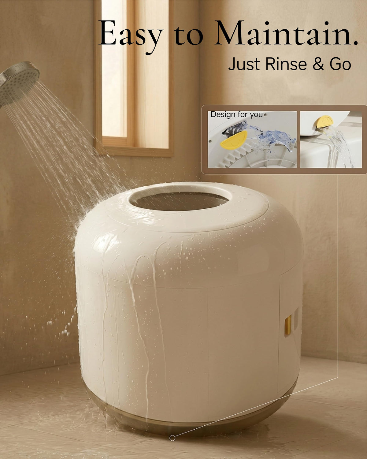 Automatic Self Cleaning Litter Box with Night Light P869101