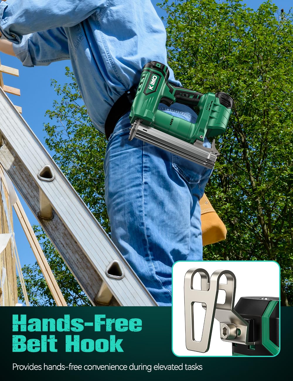 Cordless Brad Nailer 18 GA with 5000pcs Nails J5728