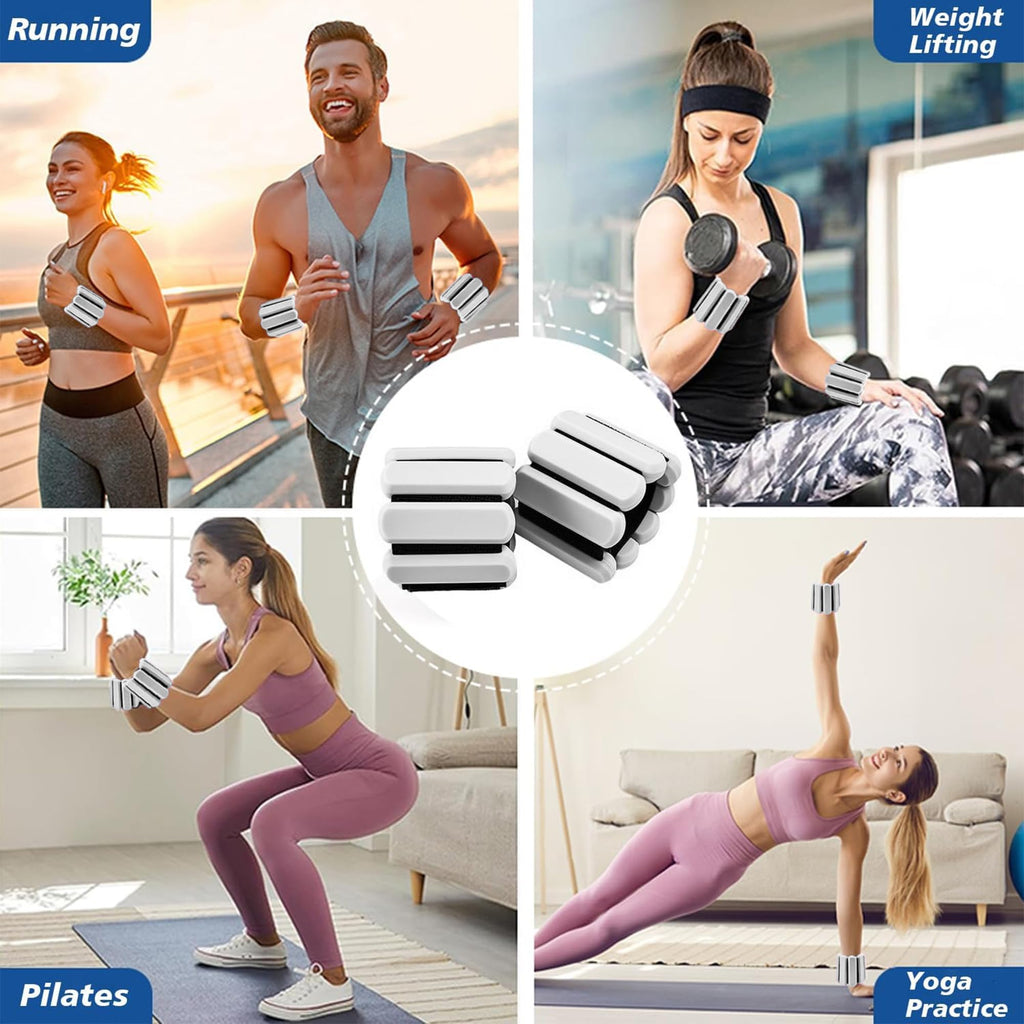 Adjustable Silicone Wrist and Ankle Weights Set of 2 N315700