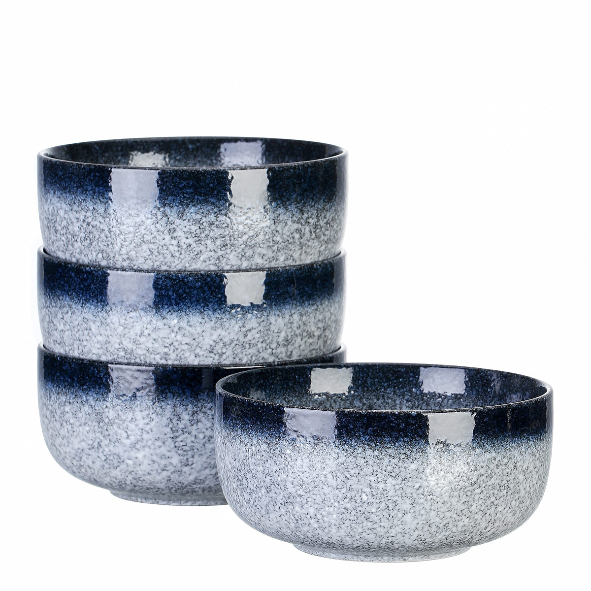 36 Ounce Ceramic Bowl Set of 4 Dark Blue A3224