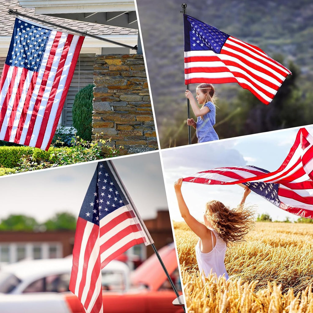 5ft Tangle Free Flag Pole Kit with 3x5 US Flag R475
