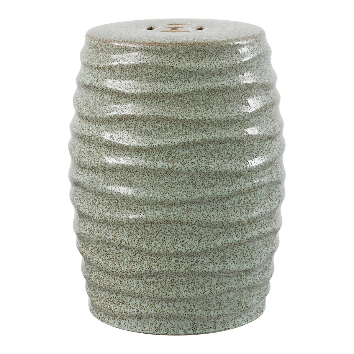 Blue Ceramic Garden Stool J83097