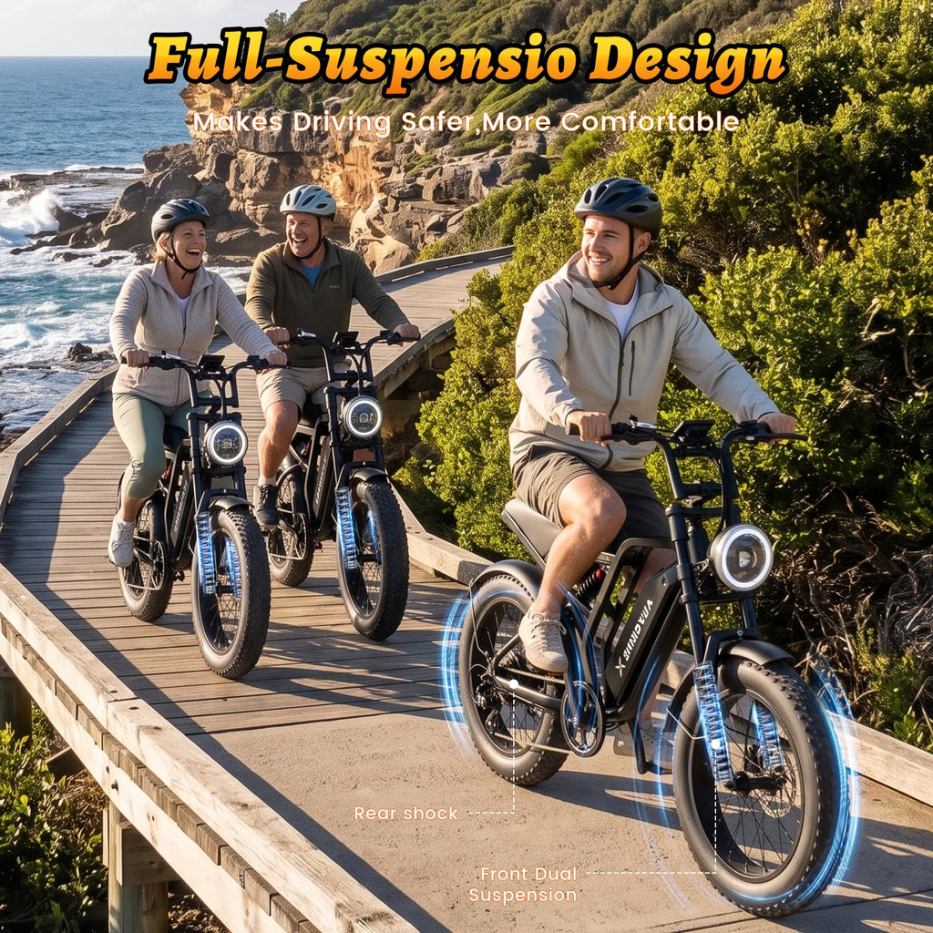 Electric Bike 1500W Peak Motor 48V 15.6Ah Removable Battery D923