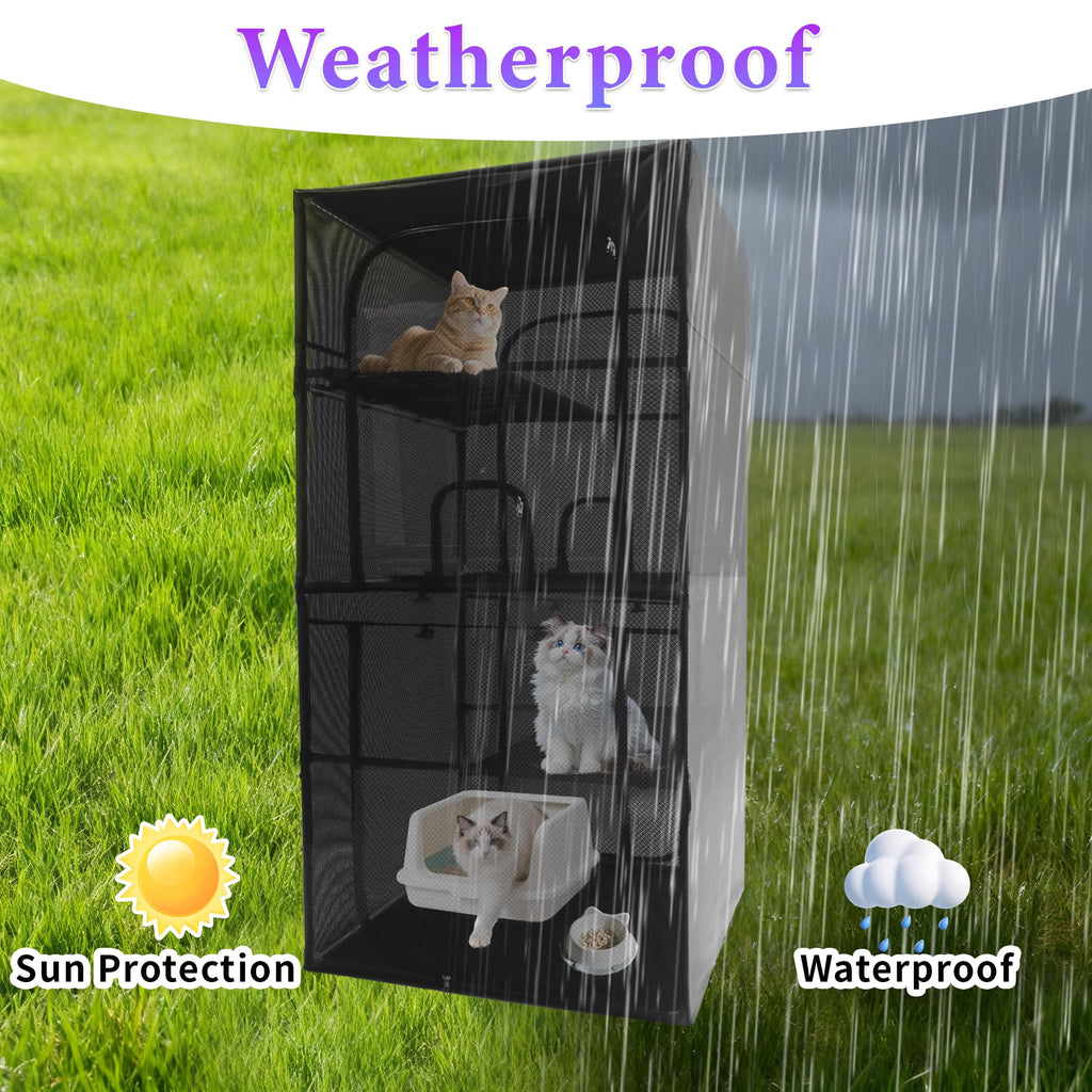 Outdoor Cat Enclosure 72.4" H T724